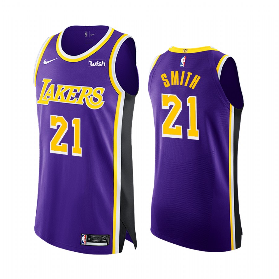 J.R. Smith Los Angeles Lakers Purple Statement Edition Jersey