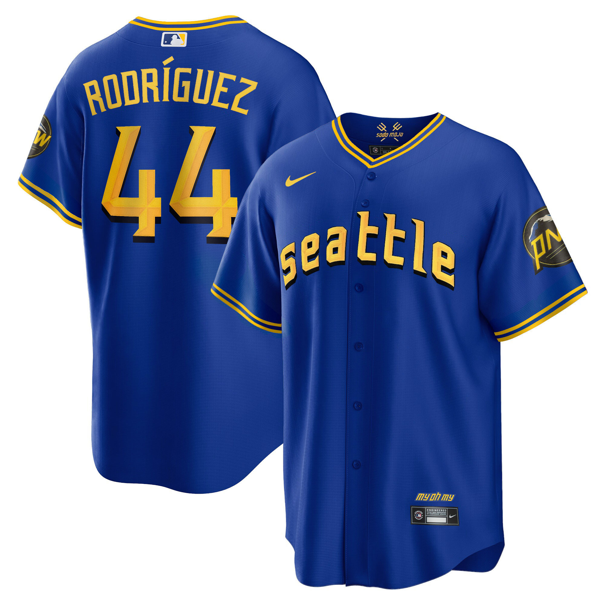 Julio Rodriguez Men's Seattle Mariners City Connect Collection Cool Royal Jersey