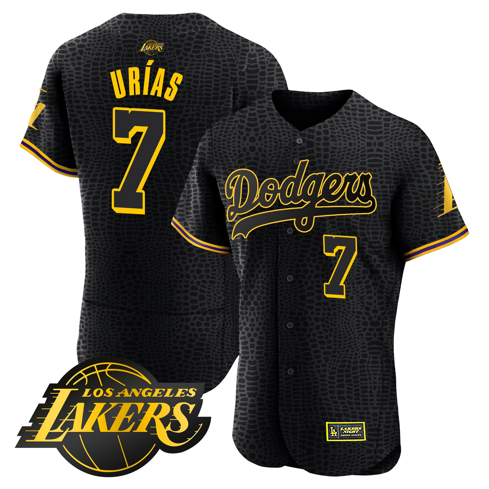 Julio Urías Men's Los Angeles Dodgers Flex Base Mamba Jersey