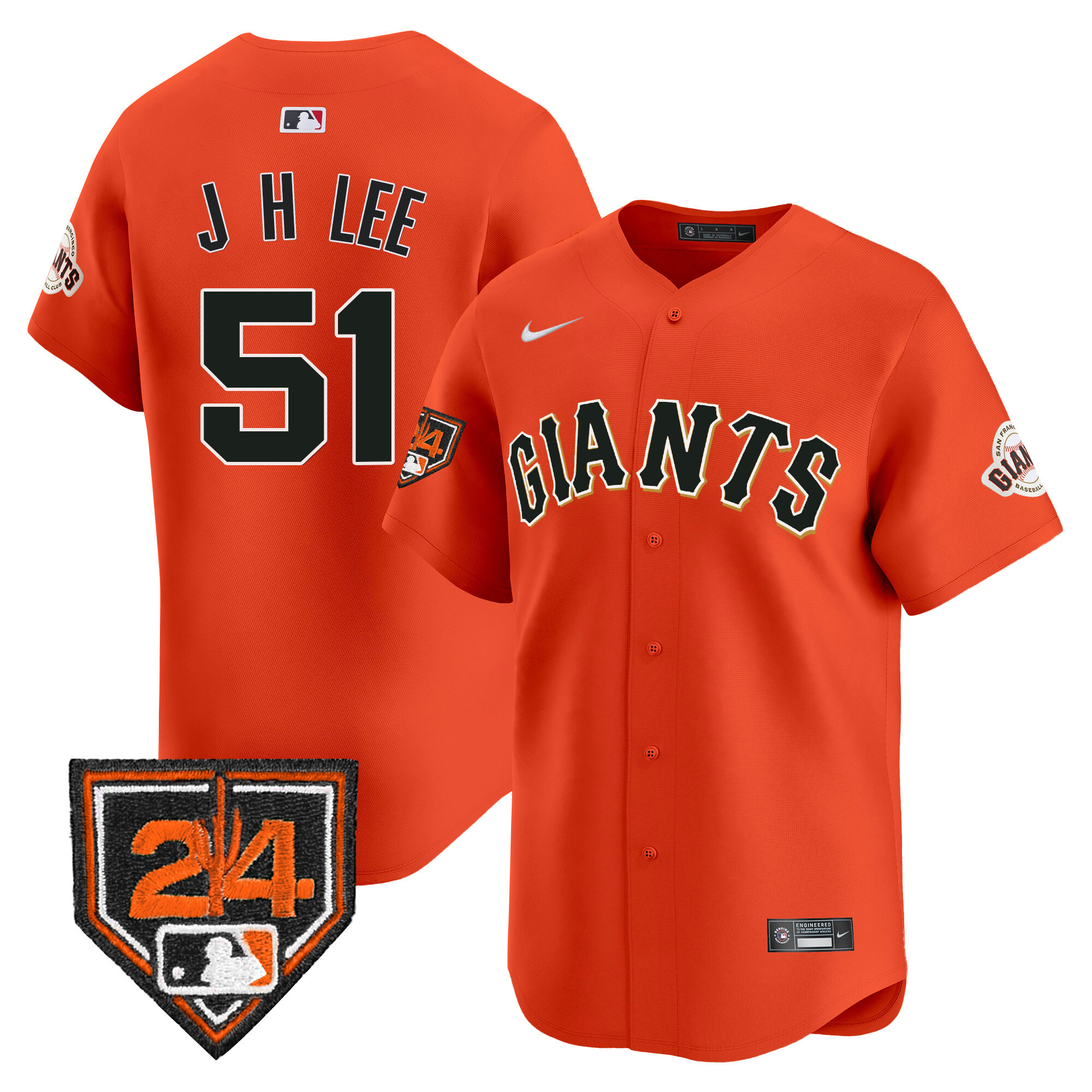Jung Hoo Lee Men's San Francisco Giants Spring Training Vapor Premier Limited Orange Jersey