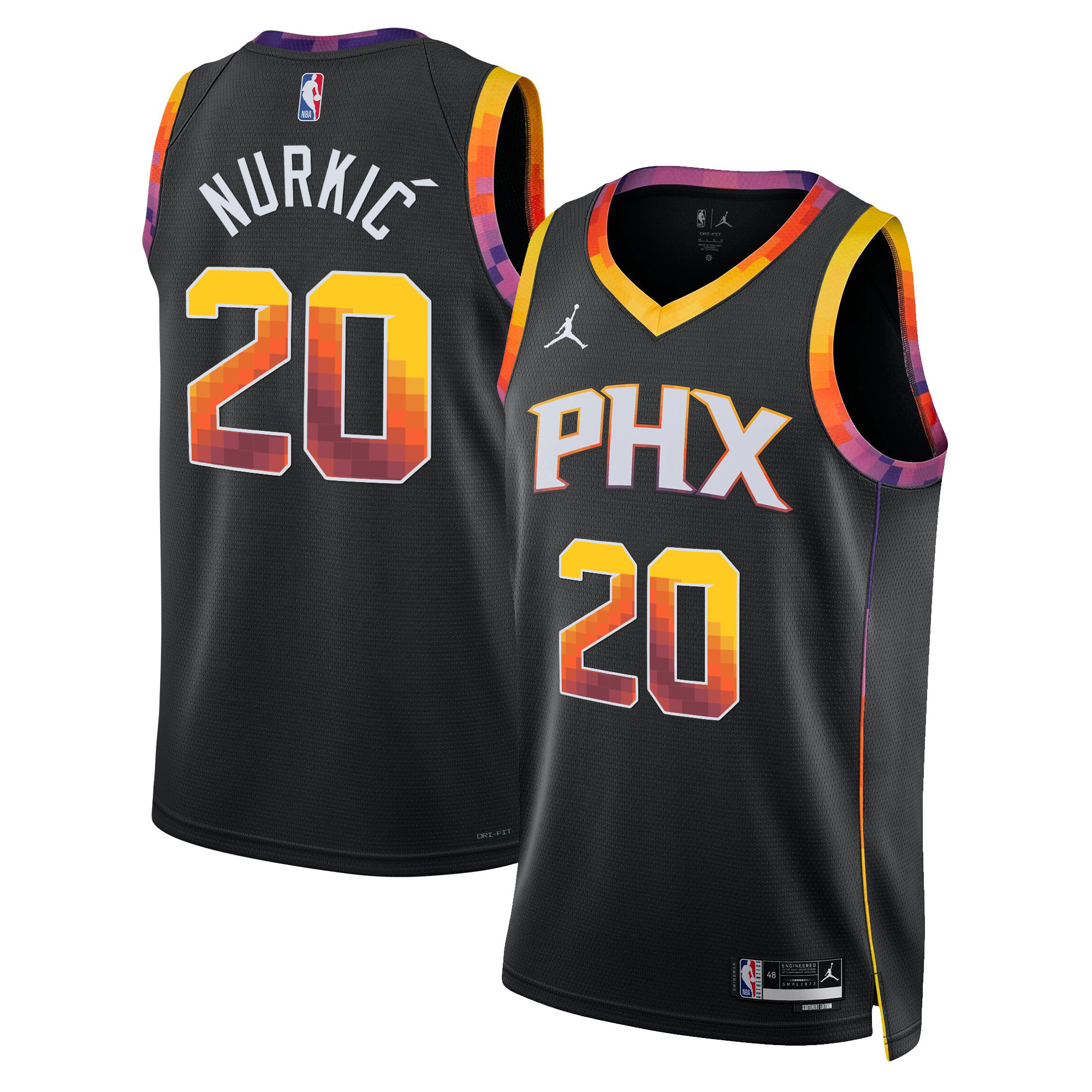 Jusuf Nurkic Men's Phoenix Suns Swingman Statement Jersey - All Stitched