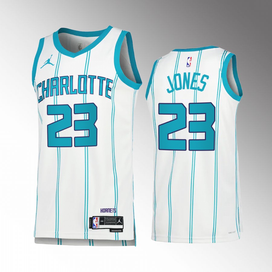 Kai Jones Charlotte Hornets White #23 Association Edition Jersey Swingman