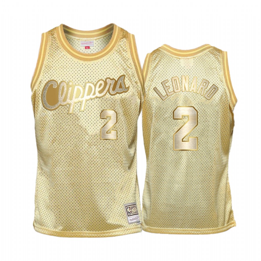 Kawhi Leonard #2 LA Clippers Golden Midas SM Jersey