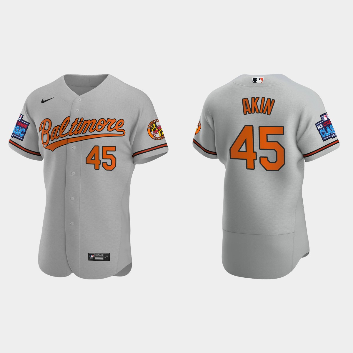 Keegan Akin Baltimore Orioles Little League Classic Jersey - Gray