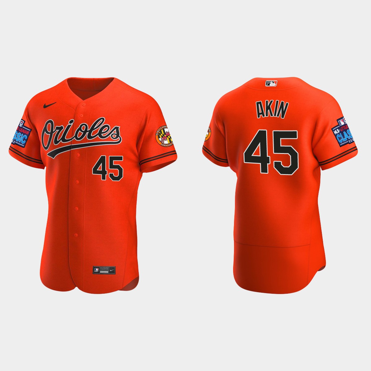 Keegan Akin Baltimore Orioles Little League Classic Jersey - Orange