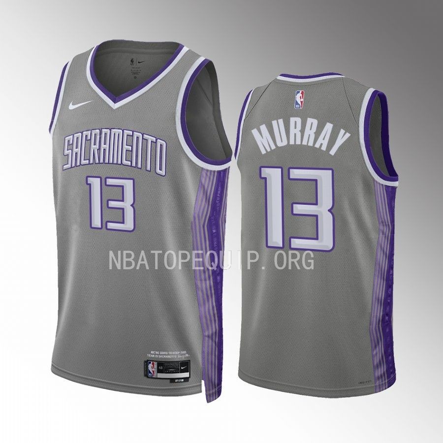 Keegan Murray Sacramento Kings Grey #13 City Edition Jersey Swingman