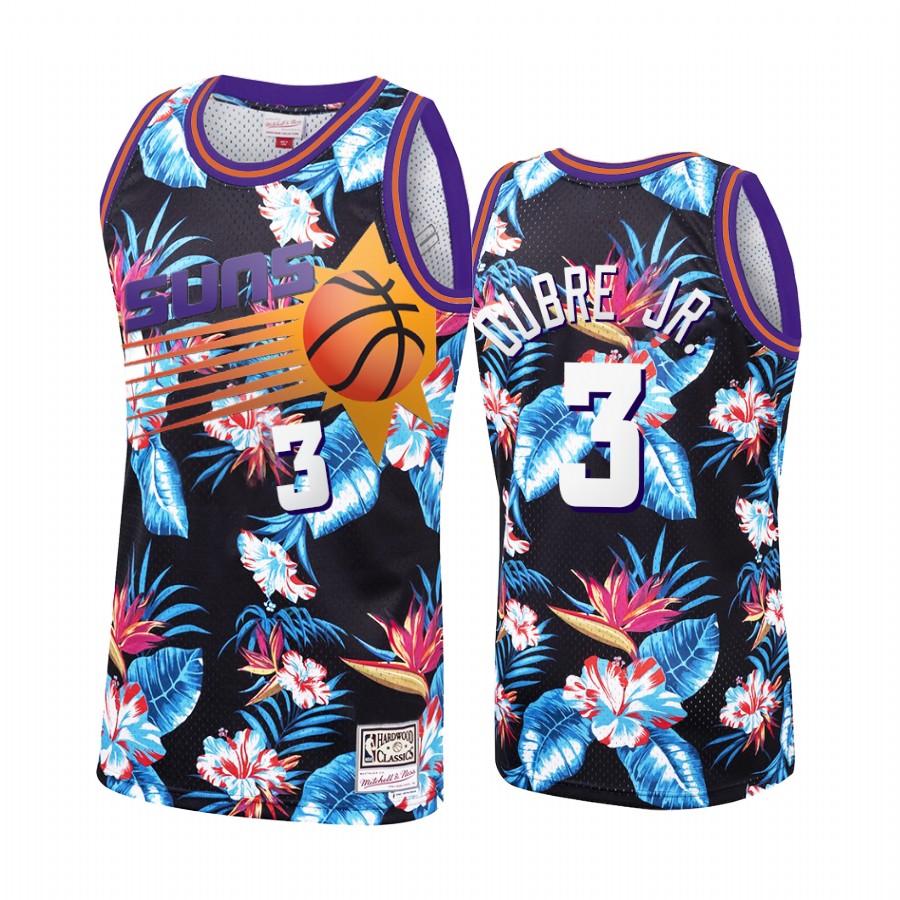 Kelly Oubre Jr. #3 Phoenix Suns Black Floral Fashion Jersey