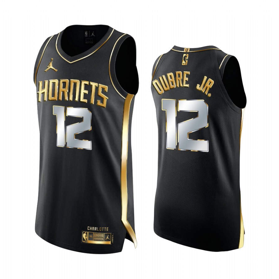 Kelly Oubre Jr. Charlotte Hornets Black Golden Edition Jersey