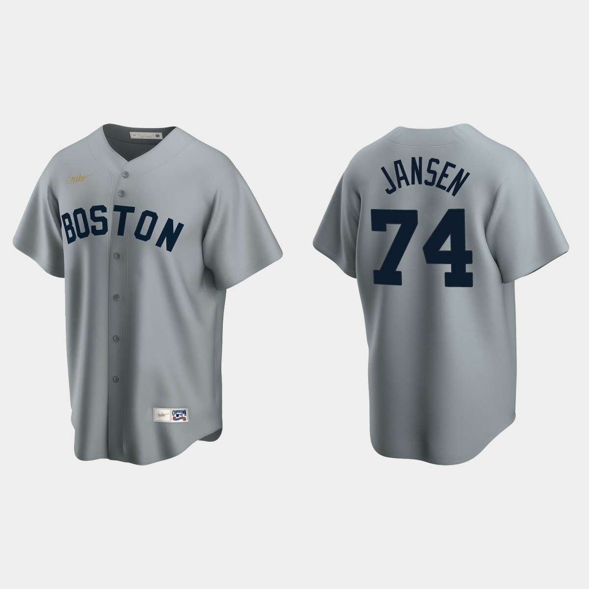 Kenley Jansen Boston Red Sox Cooperstown Collection Road Jersey - Gray
