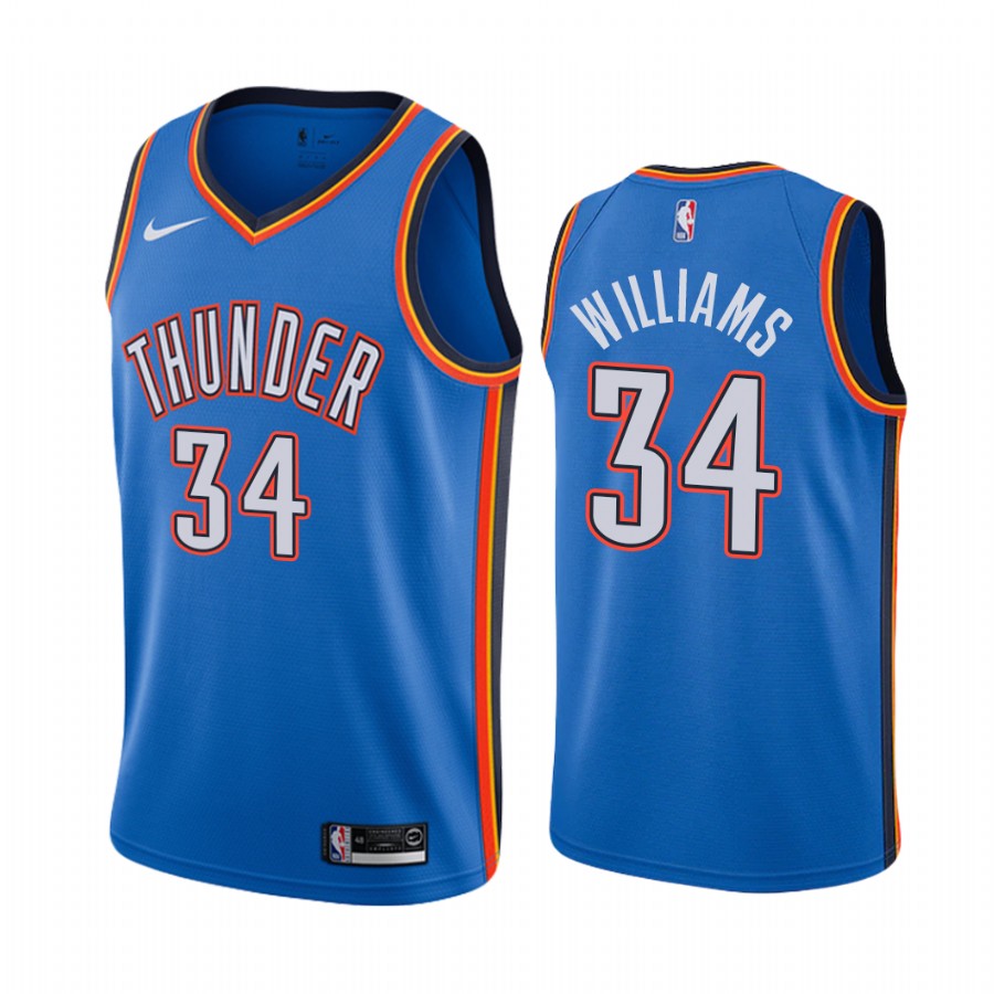 Kenrich Williams Oklahoma City Thunder  Blue Icon Jersey Trade