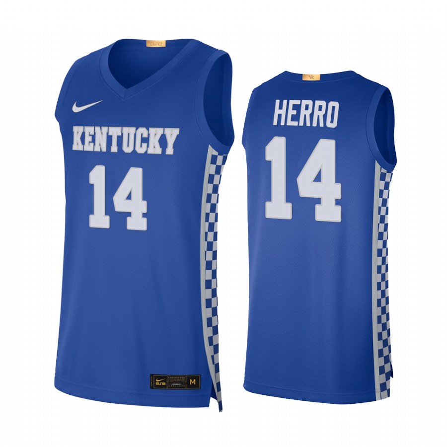 Kentucky Wildcats Tyler Herro Royal Alumni Limited Jersey Miami Heat