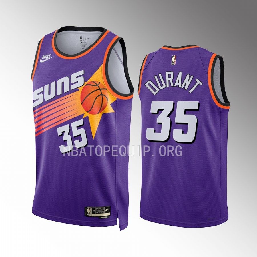 Kevin Durant Phoenix Suns Purple #35 Classic Edition Jersey Swingman