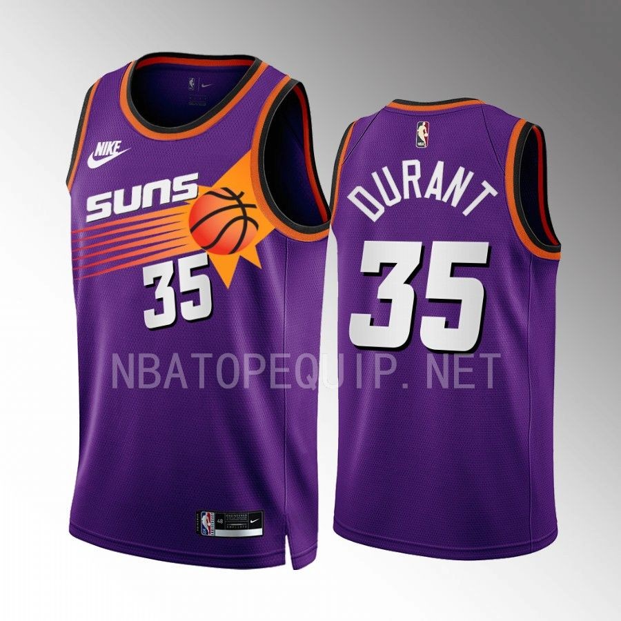 Kevin Durant #35 Phoenix Suns Classic Edition Purple Jersey