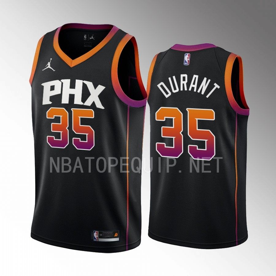 Kevin Durant #35 Phoenix Suns Statement Edition Black Jersey