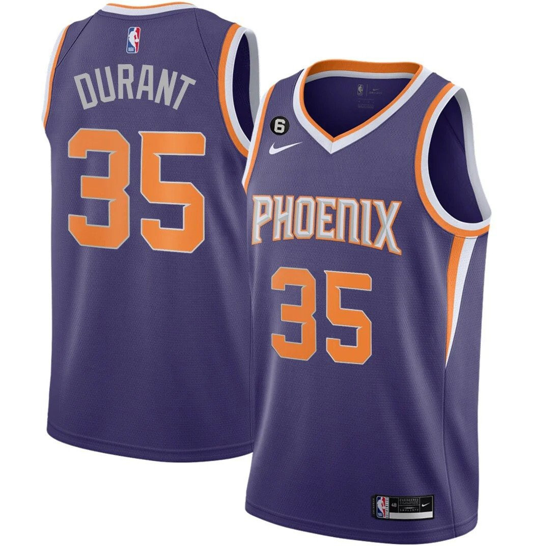 Kevin Durant Men's Phoenix Suns Players Swingman Icon Jersey - All Stitched