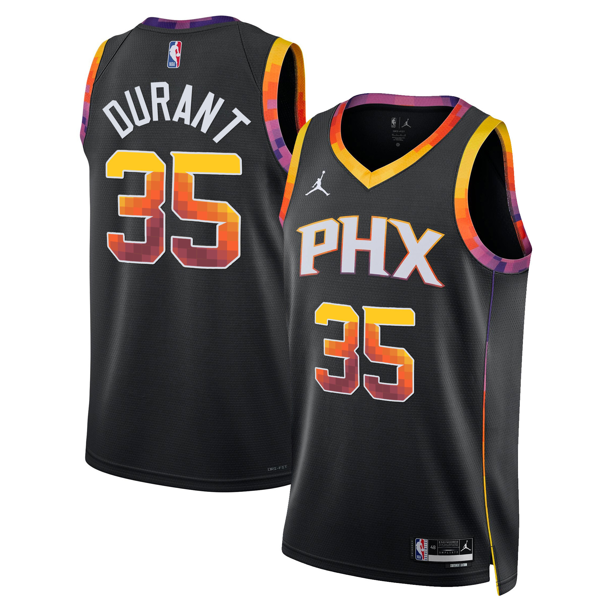 Kevin Durant Men's Phoenix Suns Swingman Statement Jersey - All Stitched
