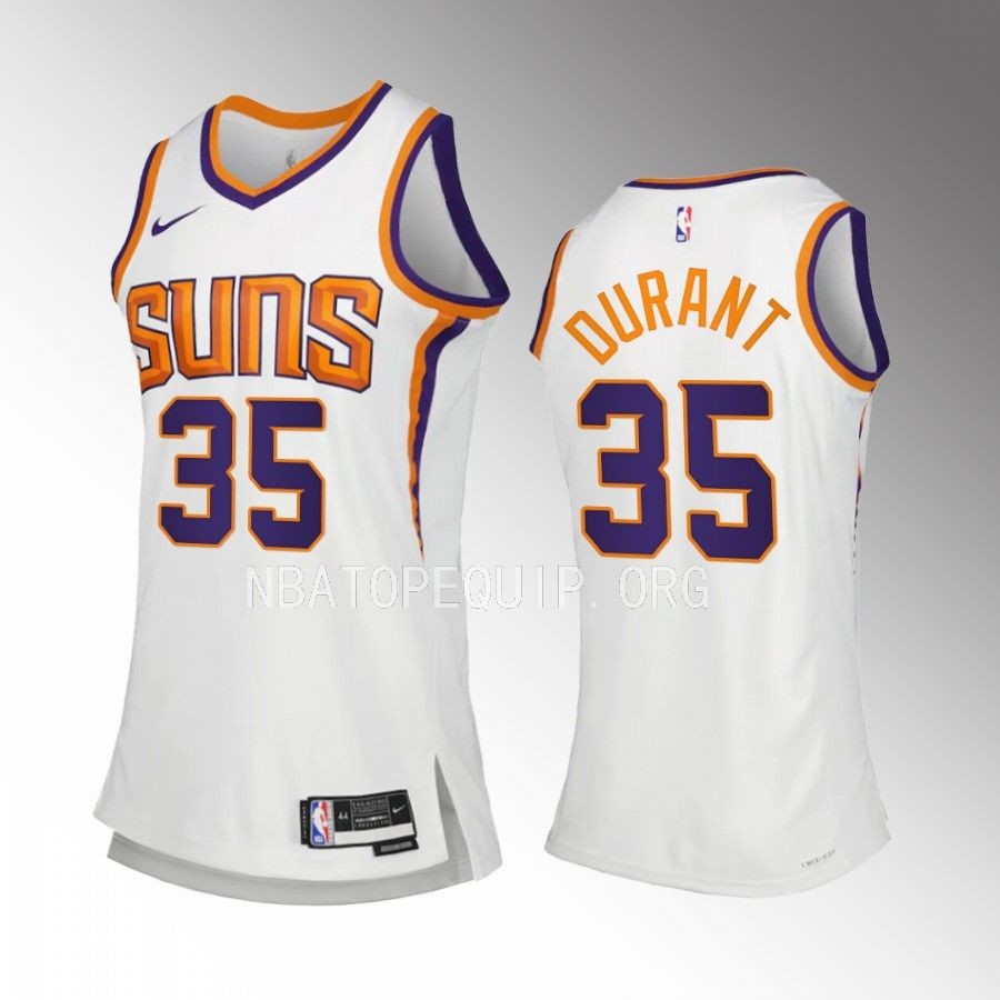 Kevin Durant Phoenix Suns White Association Edition Women Jersey Swingman