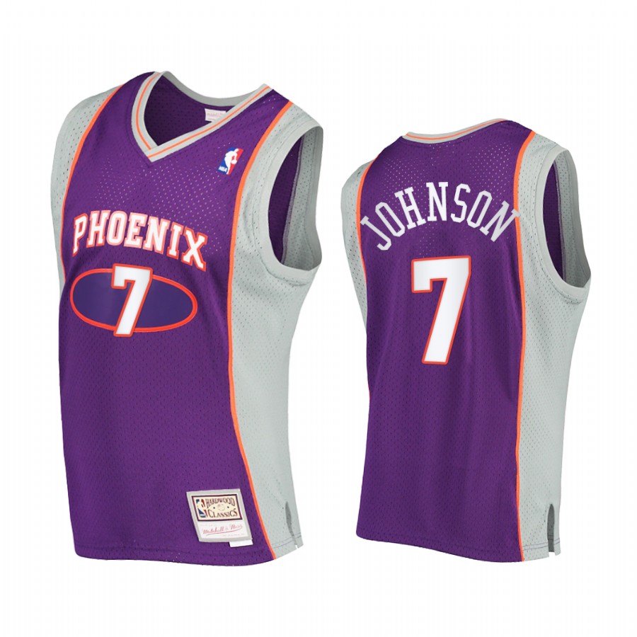 Kevin Johnson #7 Phoenix Suns Hardwood Classics Jersey Purple