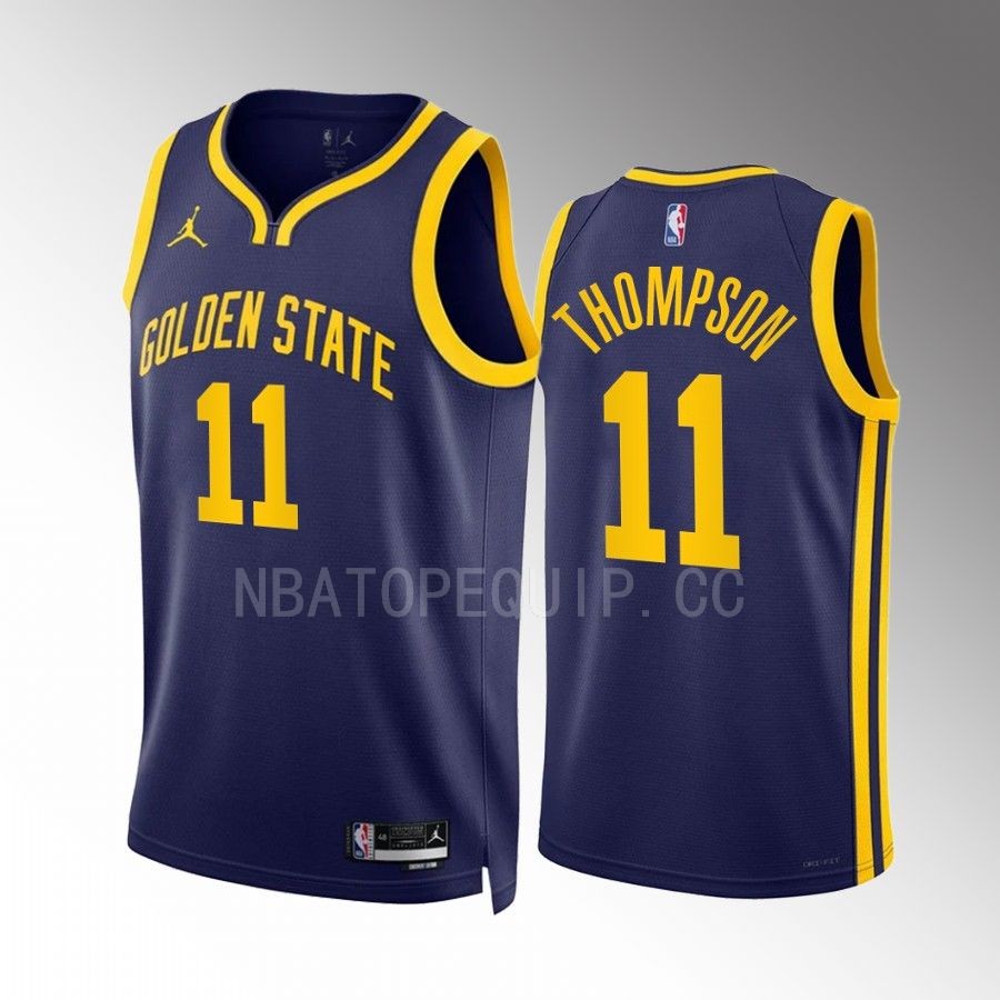 Klay Thompson Golden State Warriors Navy #11 Statement Edition Jersey Swingman