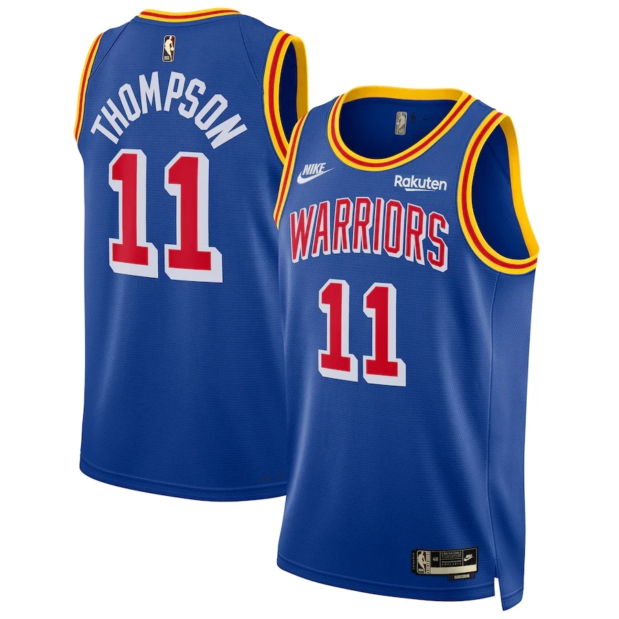 Klay Thompson Golden State Warriors Royal Jersey - All Stitched