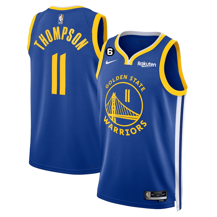 Klay Thompson Men's Golden State Warriors Collection Icon Jersey - All Stitched