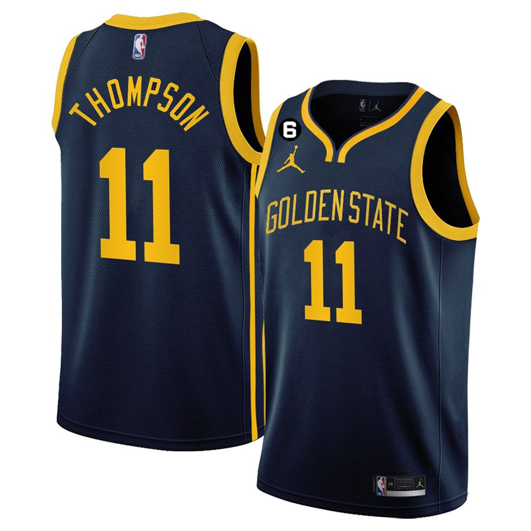 Klay Thompson Men's Golden State Warriors Collection Statement Jersey - All Stitched