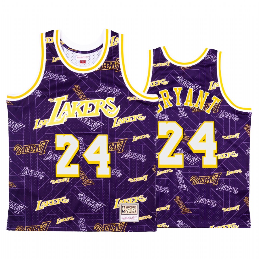 Kobe Bryant #24 Los Angeles Lakers Purple Tear Up Pack Jersey