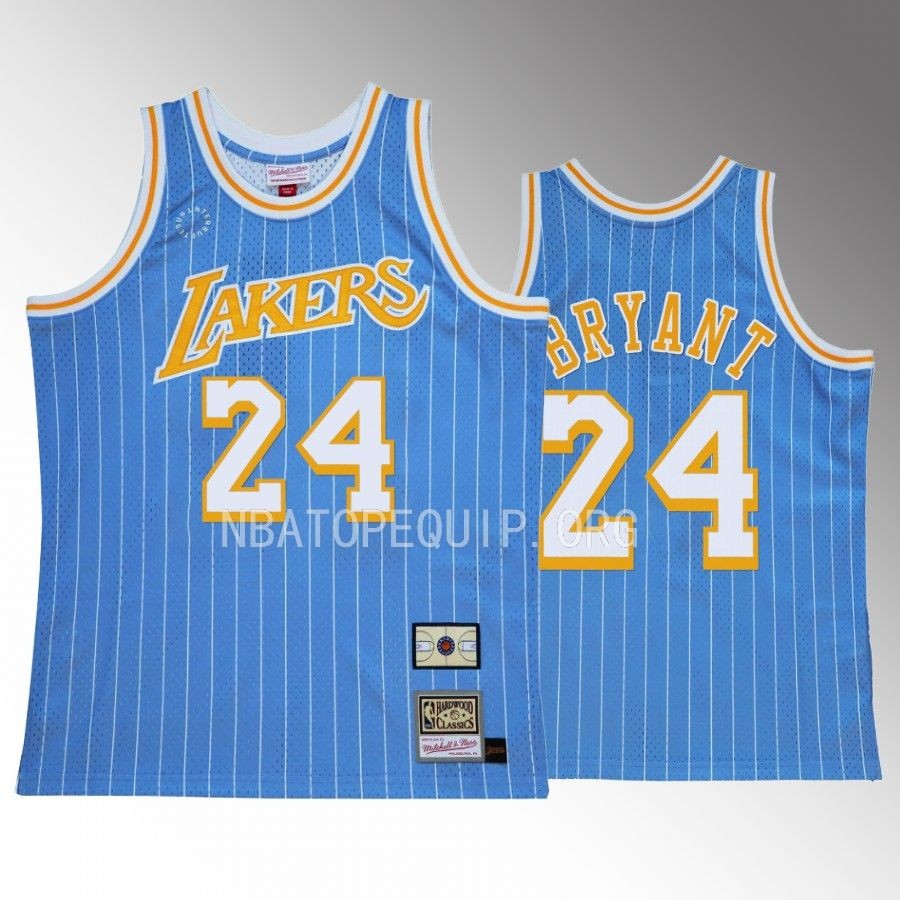 Kobe Bryant Los Angeles Lakers #24 Mitchell Ness x Uninterrupted Jersey Blue Throwback Men