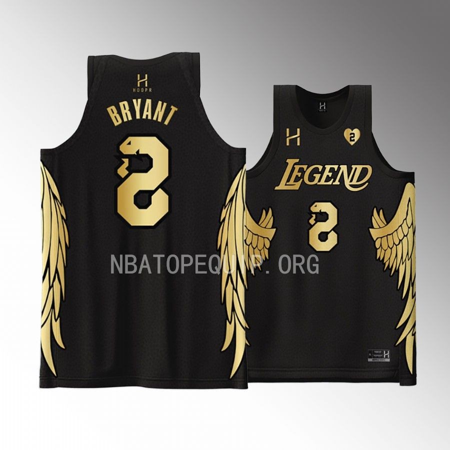 Kobe Bryant Los Angeles Lakers Black #8 Jersey Legend Mamba Fashion Fit