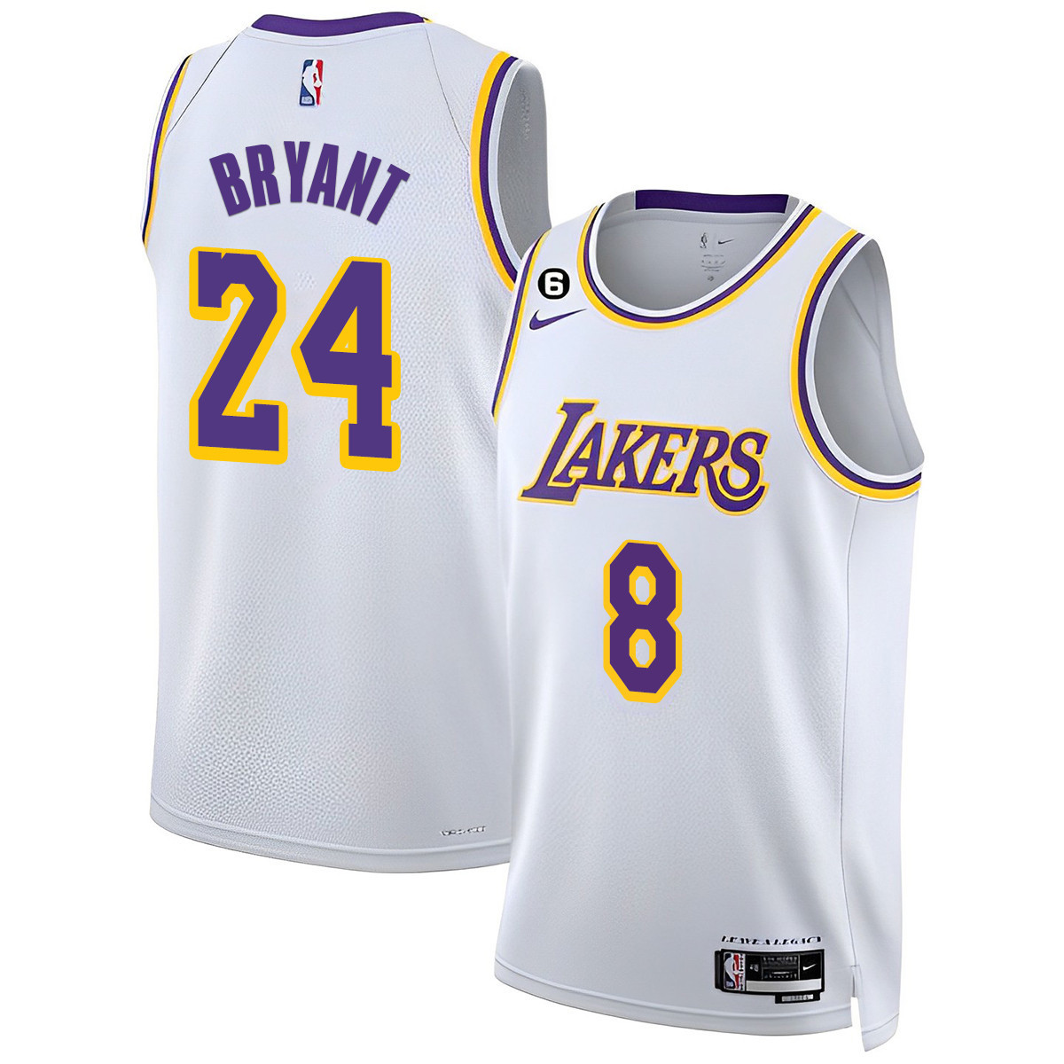 Kobe Bryant Men's Los Angeles Lakers Collection Association Jersey - All Stitched