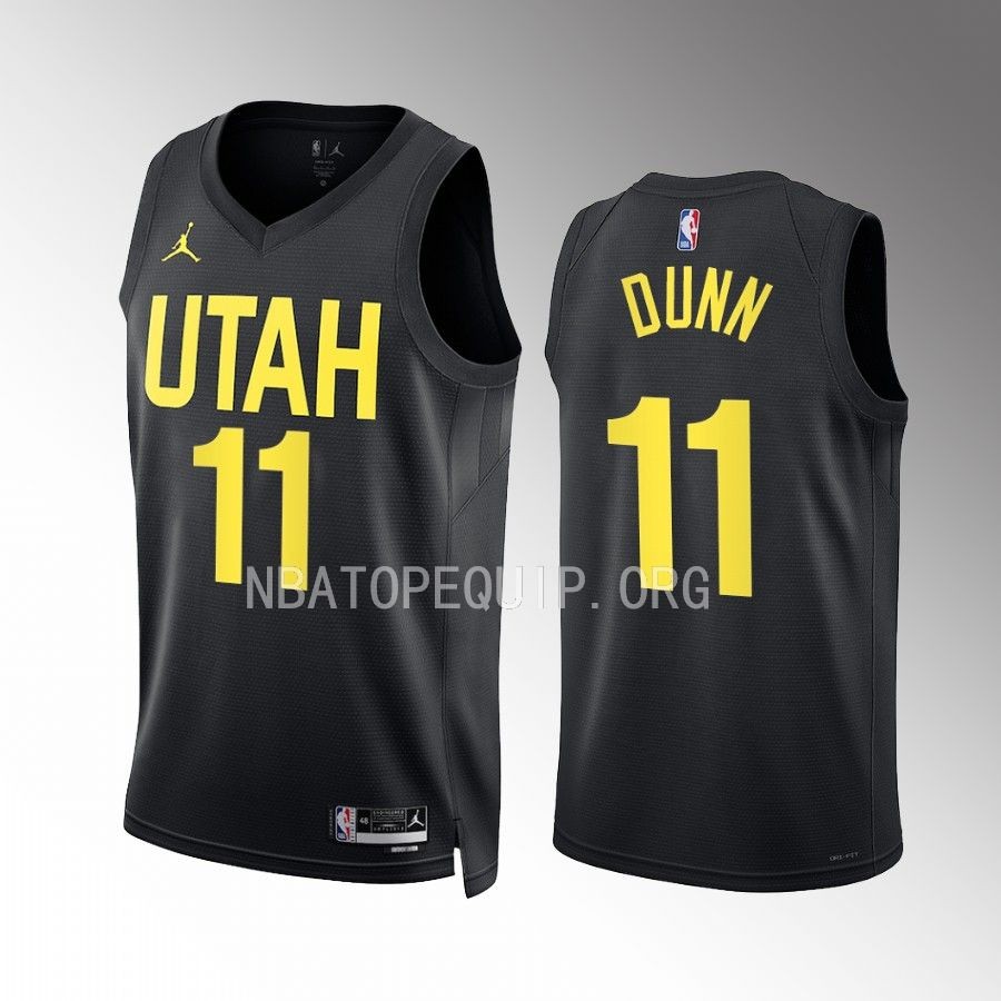 Kris Dunn Utah Jazz Black #11 Statement Edition Jersey Swingman