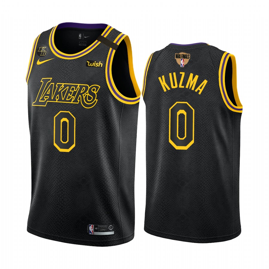 Kyle Kuzma Los Angeles Lakers Western Conference Champions Black Jersey Mamba Inspired