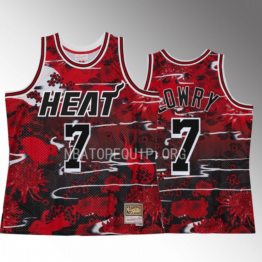 Kyle Lowry Lunar Year of the Rabbit Miami Heat Red Jersey Asian Heritage