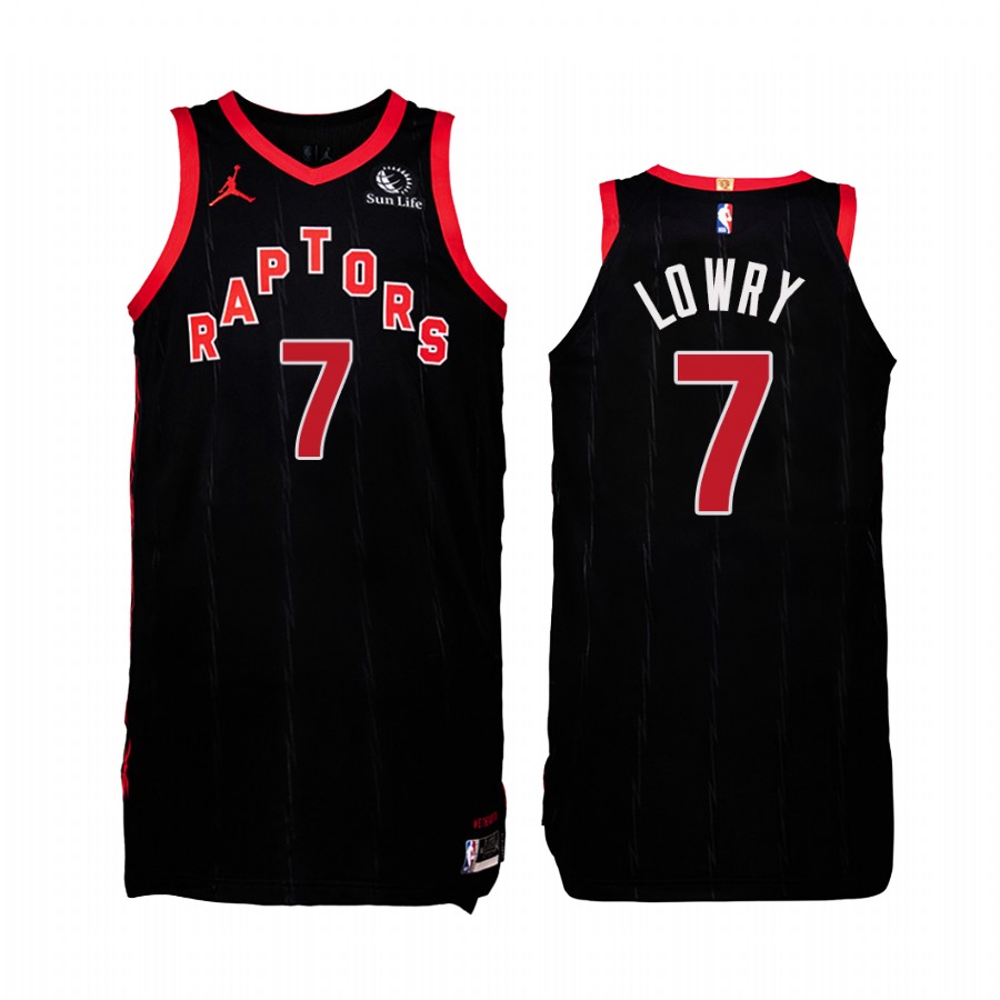 Kyle Lowry Toronto Raptors Black Statement  Jersey The Defiant