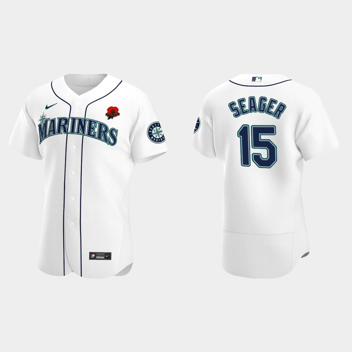 Kyle Seager Seattle Mariners Memorial Day Jersey - White