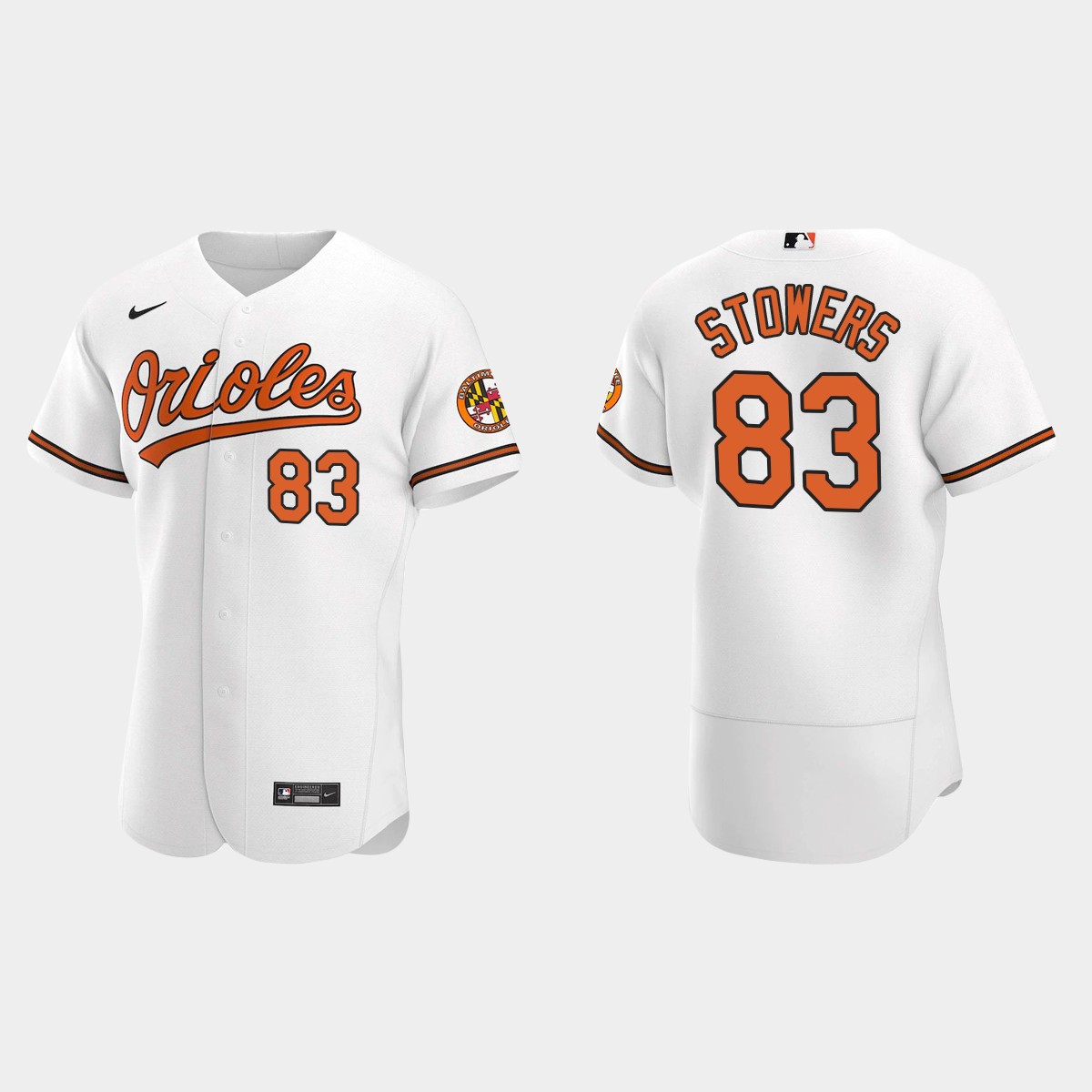 Kyle Stowers Baltimore Orioles Home Jersey - White