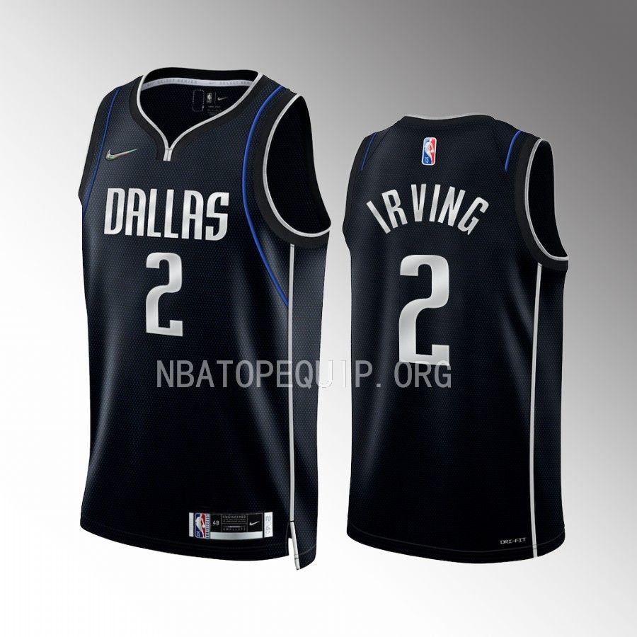 Kyrie Irving Dallas Mavericks #2 Navy Jersey Select Series 2