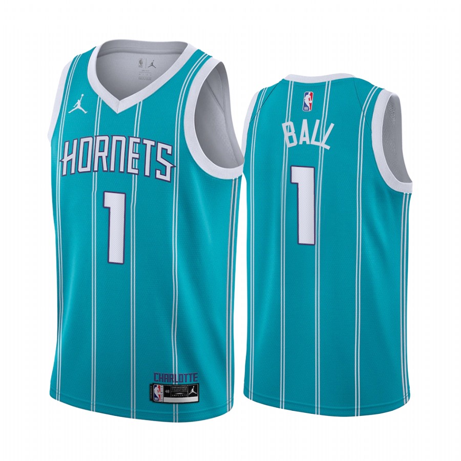 LaMelo Ball Charlotte Hornets Teal #1 Icon Edition Jersey New Number