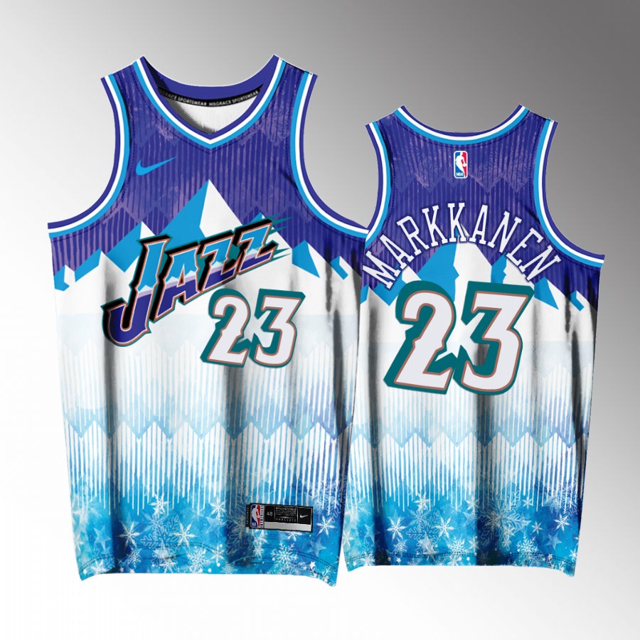 Lauri Markkanen Utah Jazz Purple #23 Jersey Salt Lake City Exclusive Edition