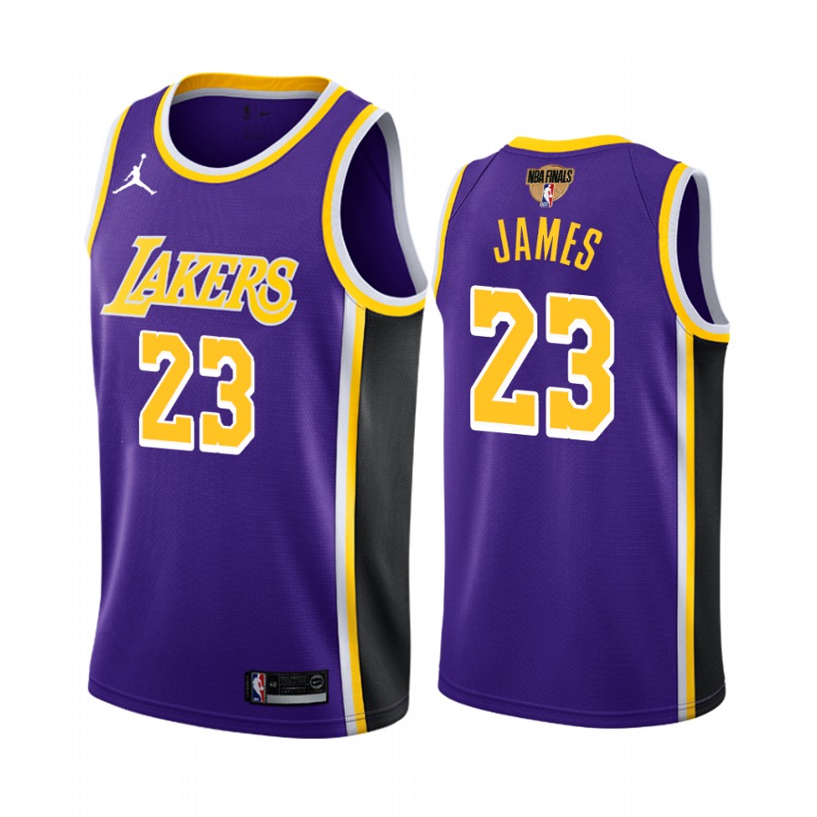 LeBron James Los Angeles Lakers Finals Bound Purple Jersey Statement Edition