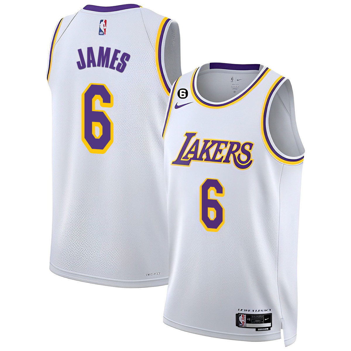 LeBron James Men's Los Angeles Lakers Collection Association Jersey - All Stitched