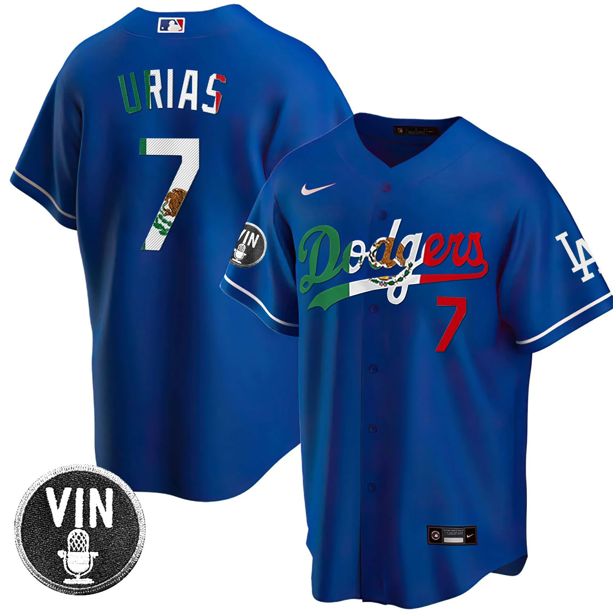 Los Angeles Dodgers Julio Urias Mexico Special Cool Royal Jersey