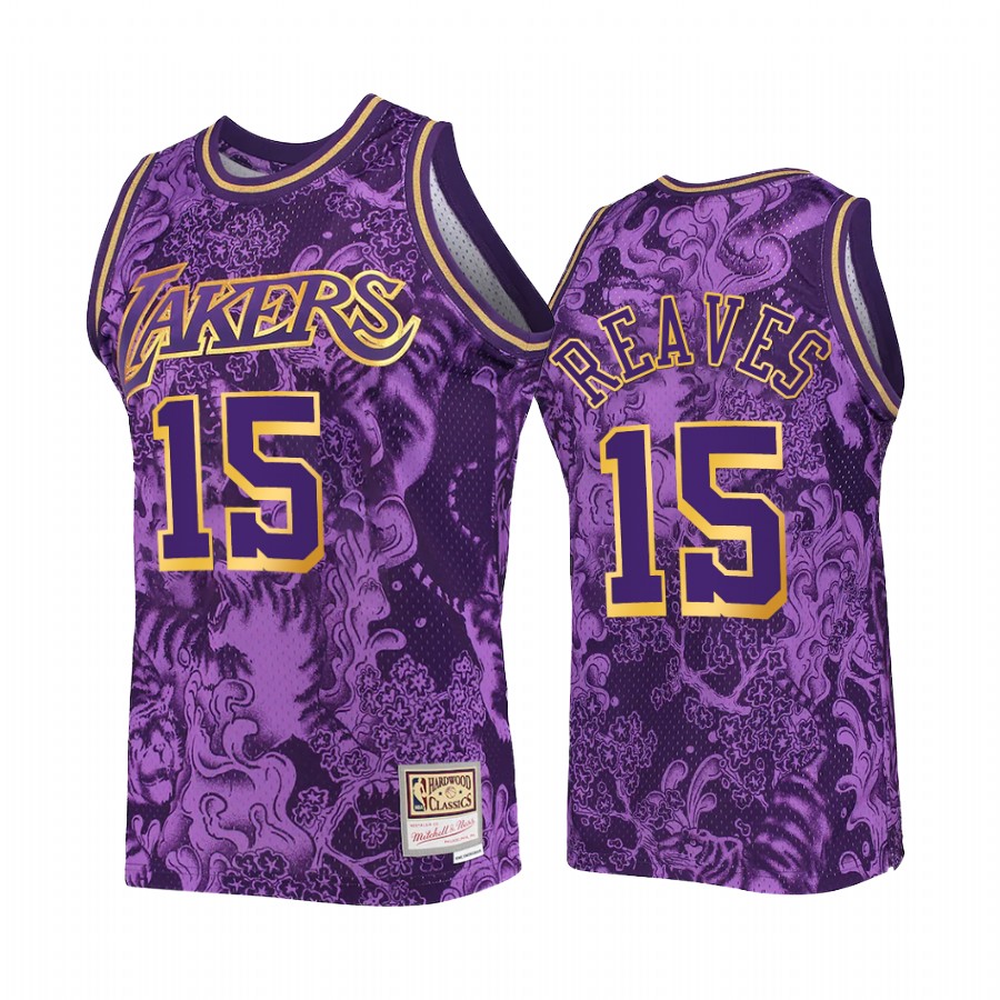 Los Angeles Lakers Lunar New Year Austin Reaves Jersey Purple Mitchell Ness