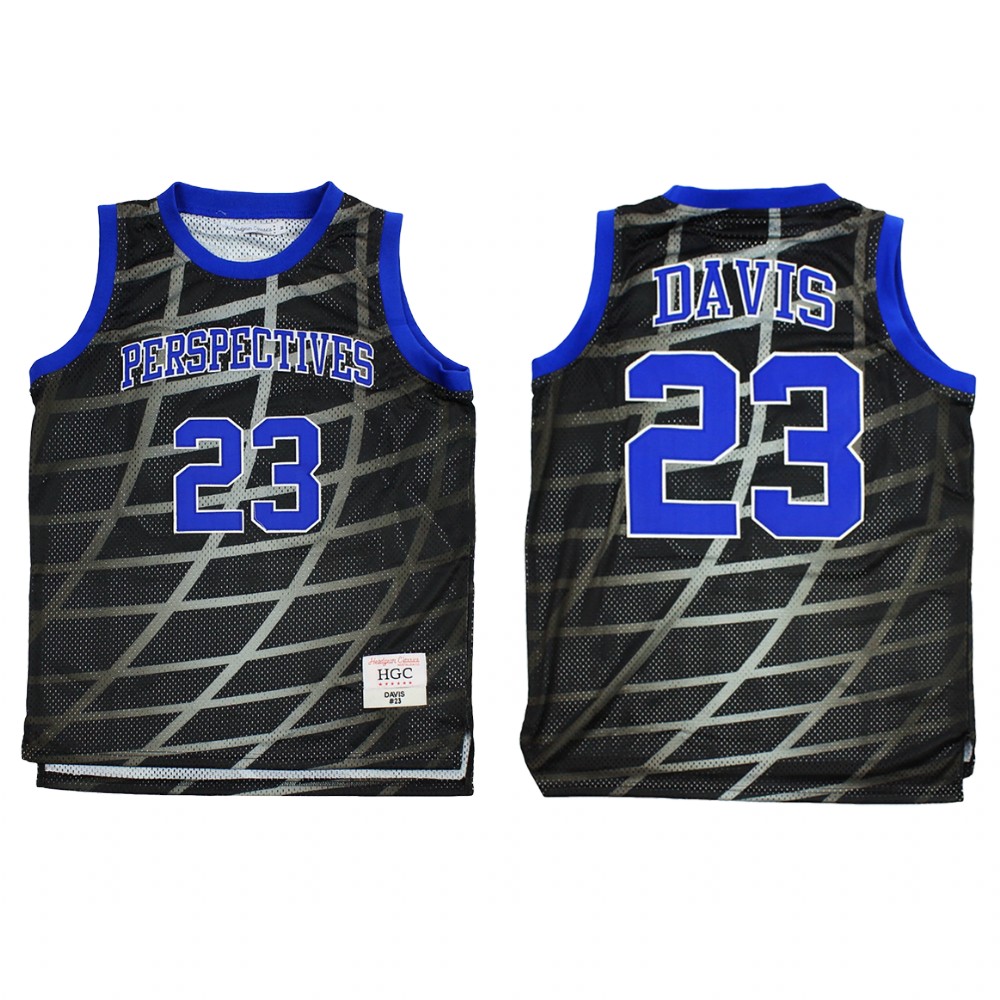 Los Angeles Lakers Anthony Davis Black Alternate Perspectives Charter High School Jersey