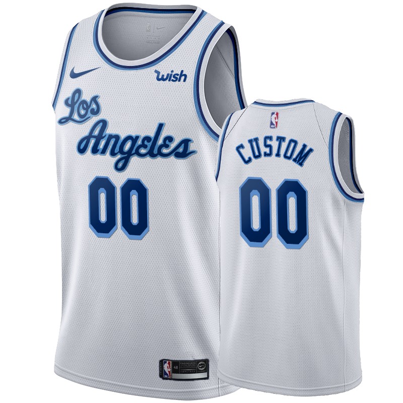 Los Angeles Lakers Custom White  Classic Edition Jersey