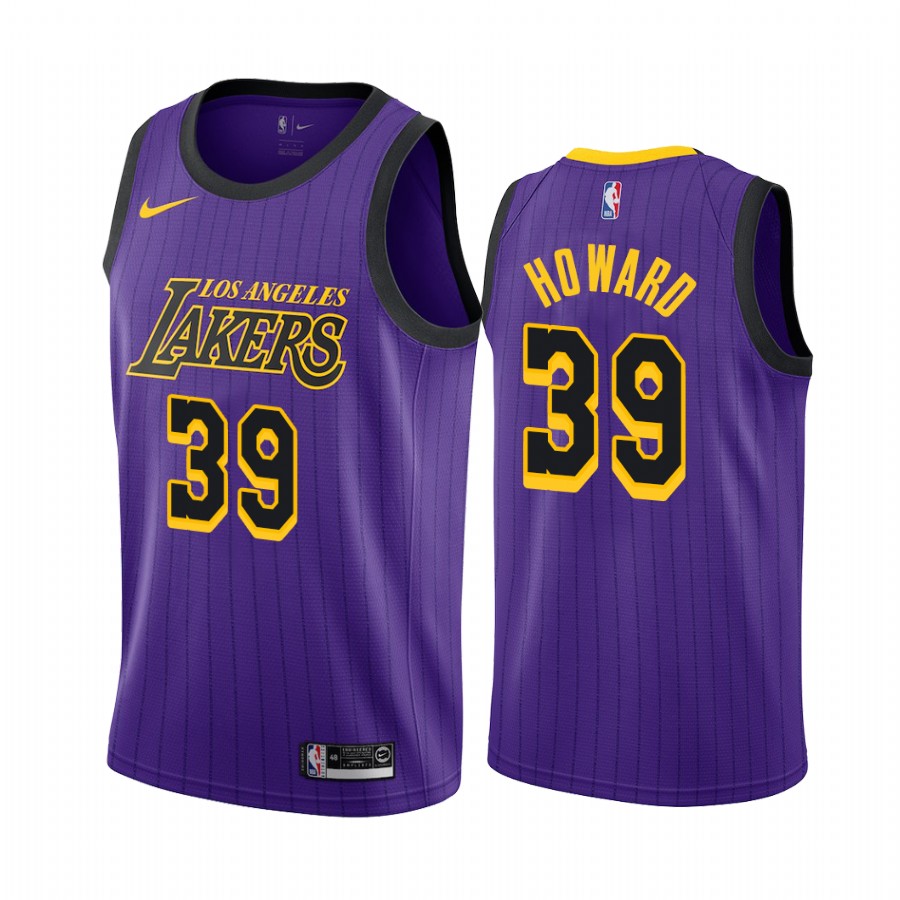 Los Angeles Lakers Dwight Howard #39 City Men's Jersey