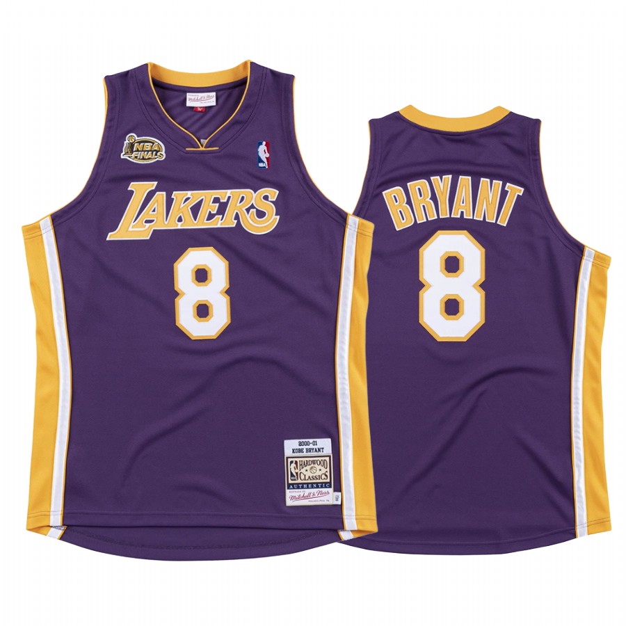 Los Angeles Lakers Kobe Bryant 2000-01 Road Finals HWC Jersey