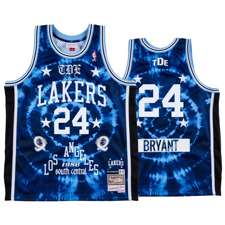 Los Angeles Lakers Kobe Bryant #24 ScHoolboy Q X LA Lakers Jersey Men's