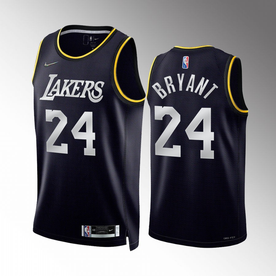 Los Angeles Lakers Kobe Bryant #24 Select Series 2 Black Jersey Diamond Badge