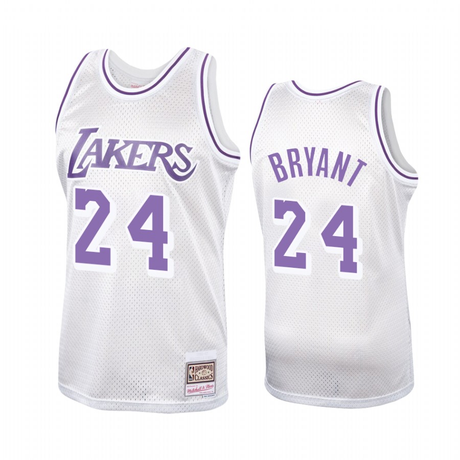 Los Angeles Lakers Kobe Bryant Platinum Hardwood Classics Jersey #24